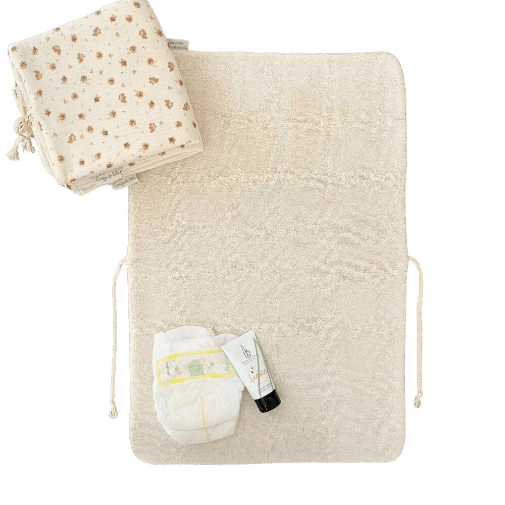 tapis à langer nomade coton bio