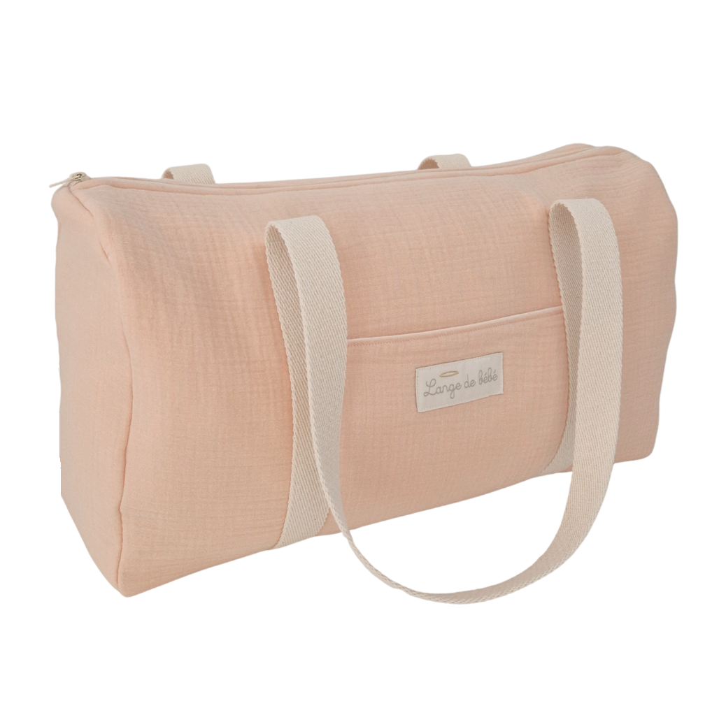 Sac à Langer gaze de coton bio poudré