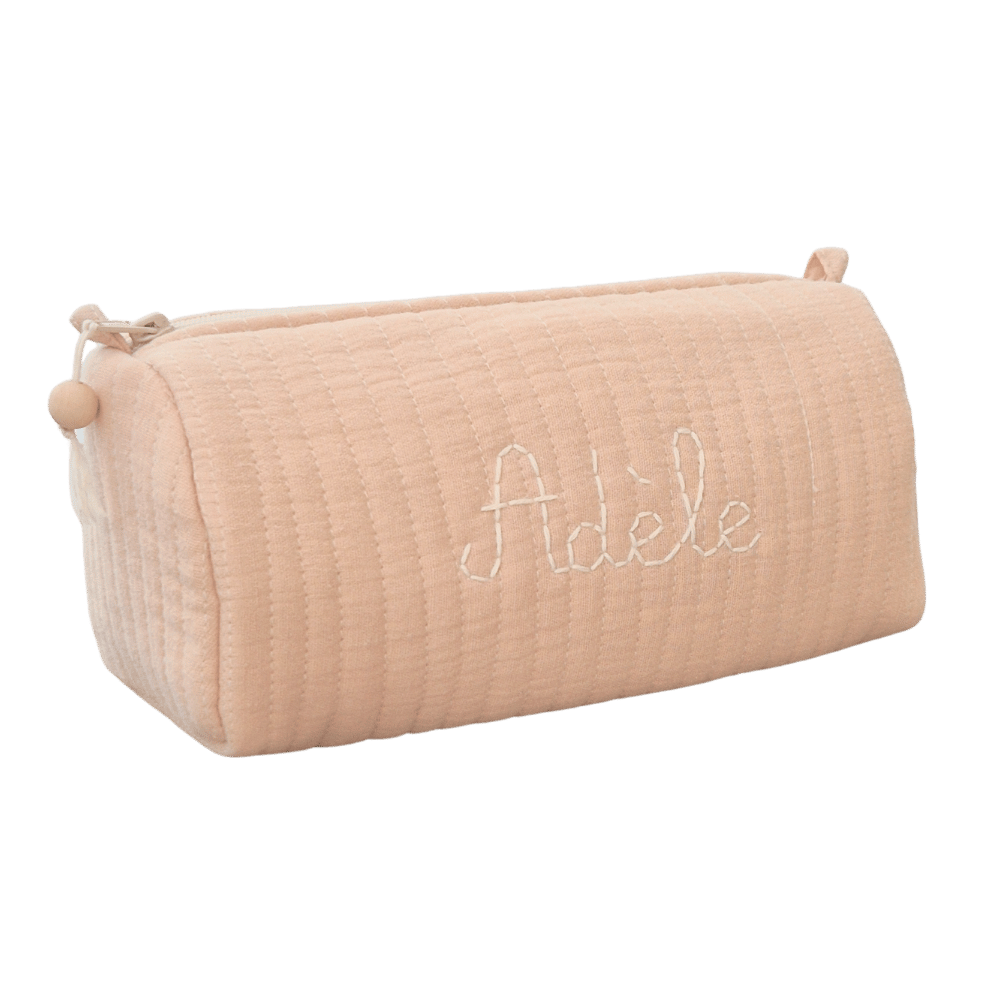 trousse de toilette poudré personnalisée