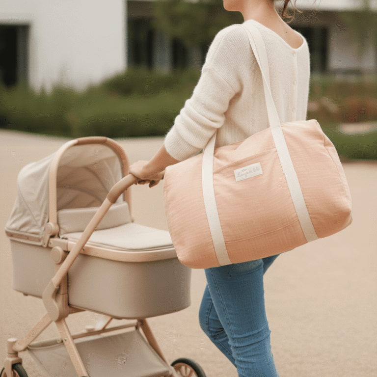 Sac à langer gaze de coton bio