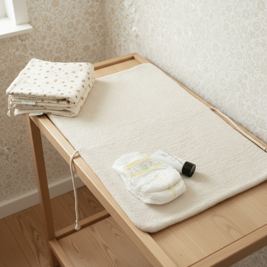 Tapis à langer nomade bio