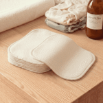 Lingettes lavables double épaisseur écrue