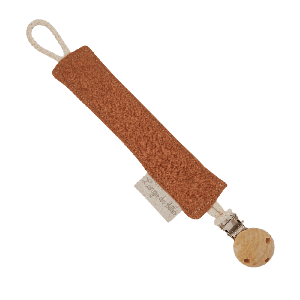 attache tétine caramel
