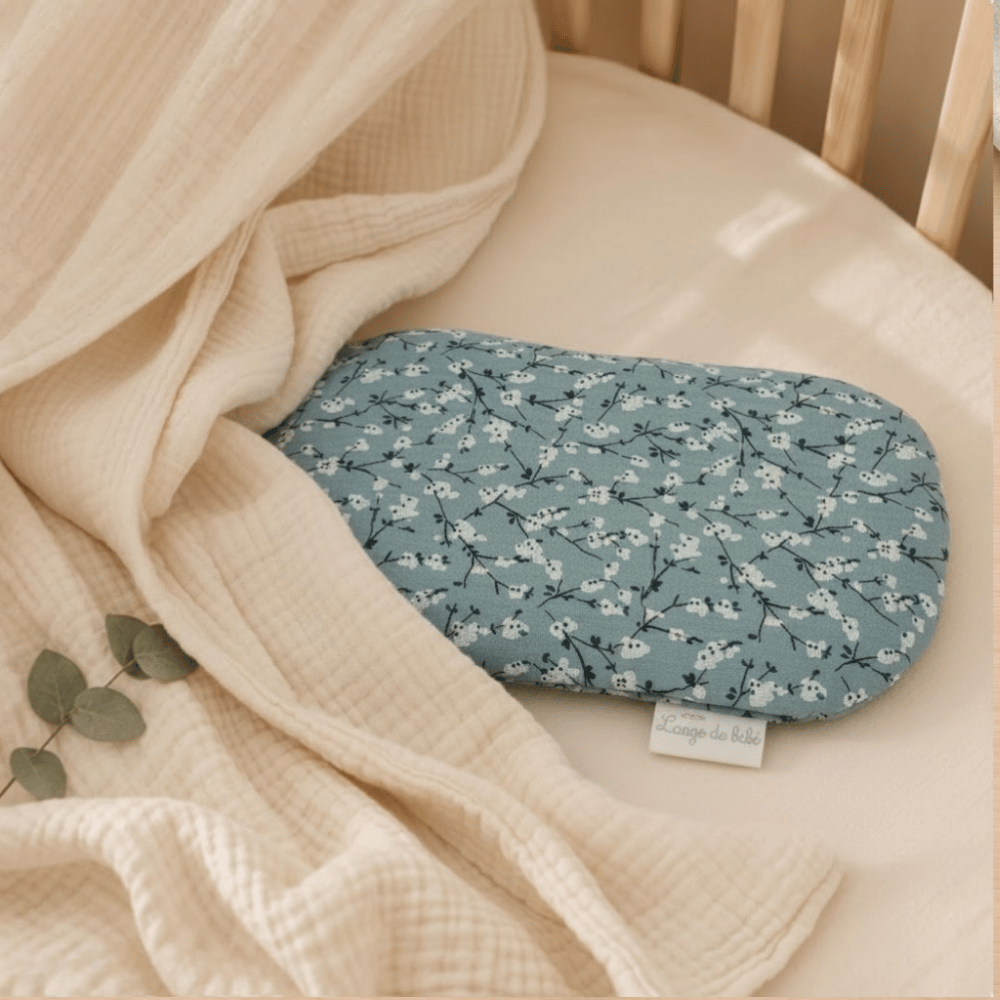 Bouillotte sèche pour bébé graines biologique de lin et petit épeautre